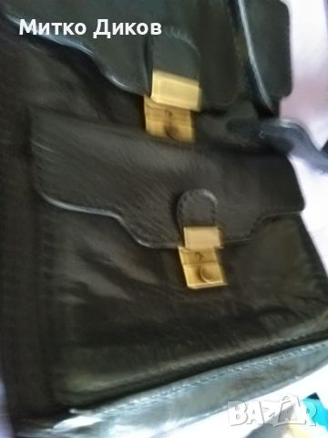 Мъжка чанта за през рамо естествена кожа 280х220х80мм, снимка 8 - Чанти - 45163733