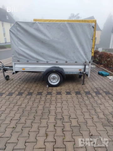 Немско ремарке Humbaur 750 кг, снимка 4 - Ремаркета - 52775417