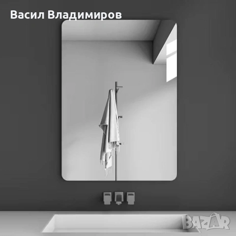 Самозалепващо се акрилно огледало Овал / Правоъгълник, снимка 4 - Огледала - 53038654