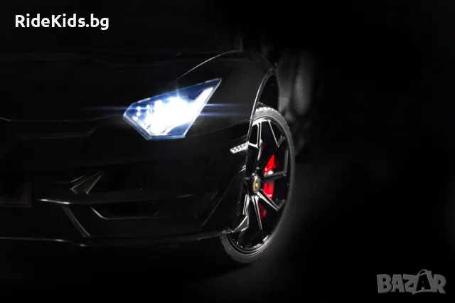 Детска акумулаторна кола Lamborghini SVJ - черна, с дистанционно, снимка 18 - Детски велосипеди, триколки и коли - 49963804