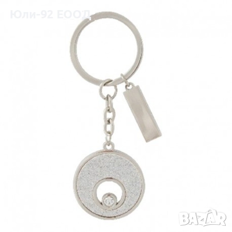 Метални ключодържатели с кристали - кученце, тенис ракета и др., снимка 3 - Други - 51602147