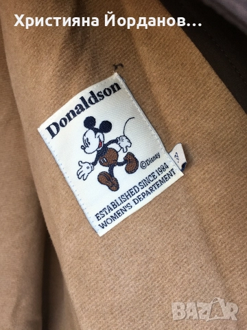 Винтидж зимно яке/палто Дисни, с вълнена подплата, М, снимка 4 - Якета - 52748105