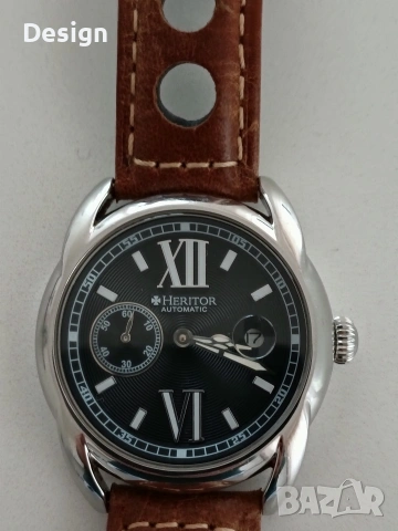 Мъжки автоматичен часовник Heritor, снимка 7 - Мъжки - 53887610