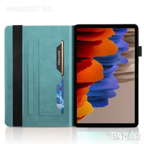 Samsung Galaxy Tab S9+Life Tree Series Кожен Калъф и Протектор, снимка 6 - Калъфи, кейсове - 48110988