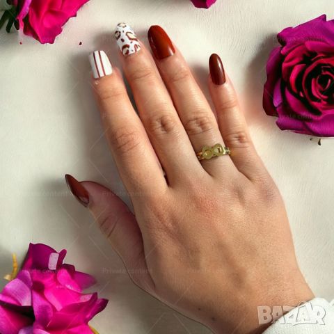 Дамски пръстен от медицинска стомана със символ на безкрайната любов, снимка 2 - Пръстени - 45847508