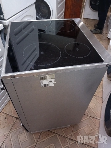 Иноксова свободно стояща печка с индукционни котлони Сименс Siemens с две години гаранция!, снимка 6 - Печки, фурни - 53449785