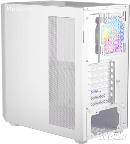 Компютърна кутия 1stPlayer TRILOBITE T7, бял - T7-WH-4F1-W, снимка 4 - Захранвания и кутии - 53300933