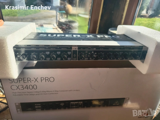 кросоувър беринжер чисто нов не използван , снимка 2 - Ресийвъри, усилватели, смесителни пултове - 54085801