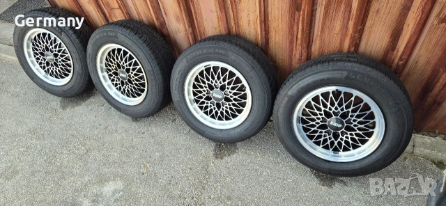 ретро джанти за мерцедес mercedes w123 w124 w126 5x112 15цола, снимка 7 - Гуми и джанти - 53877765