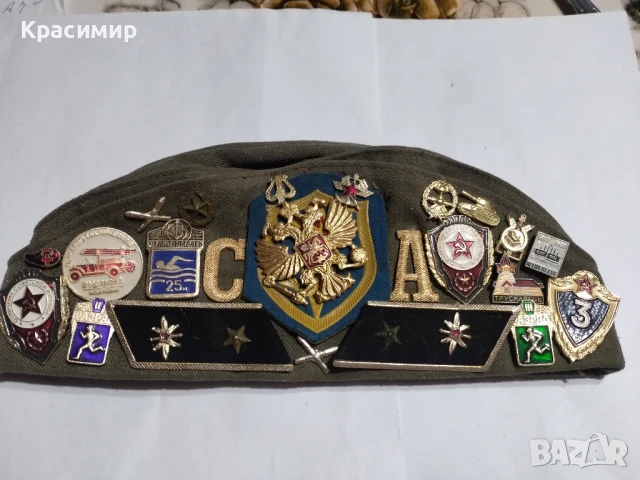 Войнишка шапка пилотка ., снимка 5 - Антикварни и старинни предмети - 51153043