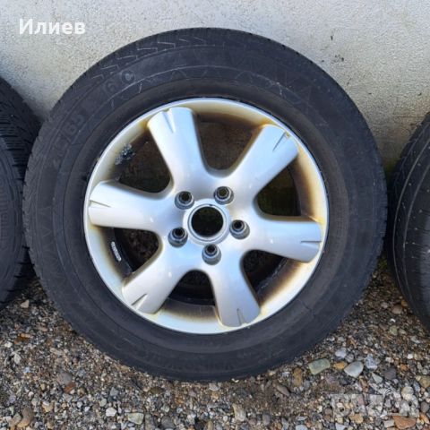 Алуминиеви джанти с гуми 5х100, снимка 4 - Гуми и джанти - 52748566