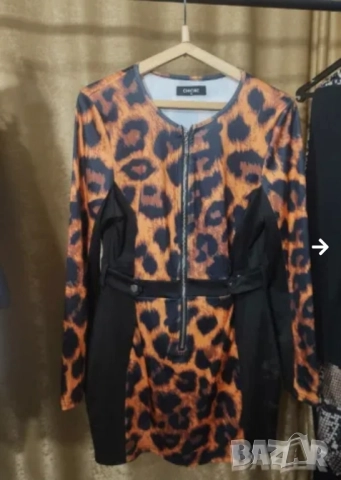 Нова рокля леопардов принт 