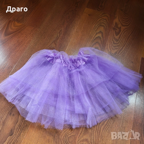 Пола лилава ефирна, за млада дама от 4г...6г, снимка 2 - Детски рокли и поли - 52355842