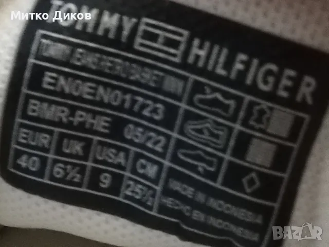 Tommy Jeans Hilfiger маркови Сникърси US-9 UK-6.5 №40 унисекс като нови, снимка 11 - Маратонки - 50114612
