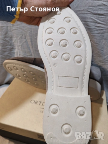 Мъжъки обувки от естествен велур Ortiz&Reed №45, снимка 10 - Ежедневни обувки - 54215919