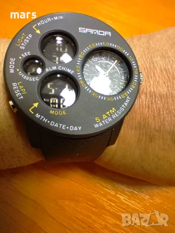 мултифункционален кварцов часовник - 47мм. , снимка 12 - Мъжки - 50160104