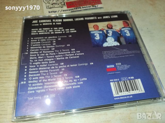 THE 3 TENORS CD 1405241054, снимка 4 - CD дискове - 45725742