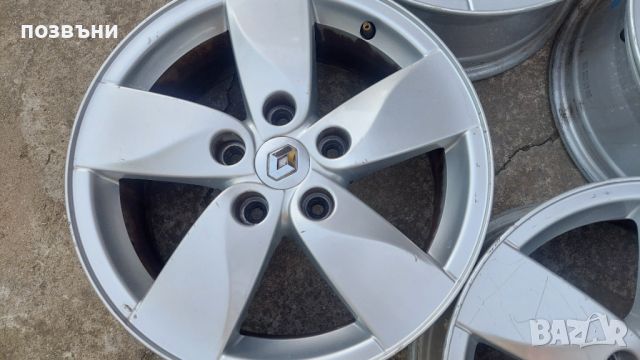 16" Оригинални алуминиеви джанти за Рено Меган 3 / Renault Megane 3 5x114.3 66.1, снимка 5 - Гуми и джанти - 46125847