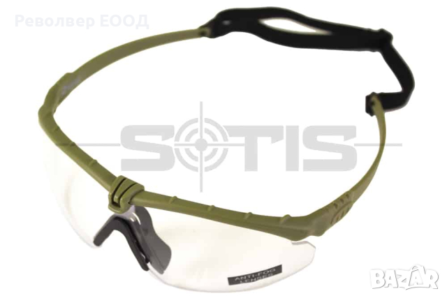 ОЧИЛА NP BATTLE PRO’S – GREEN FRAME/CLEAR LENSE, снимка 1 - Екипировка - 45056723