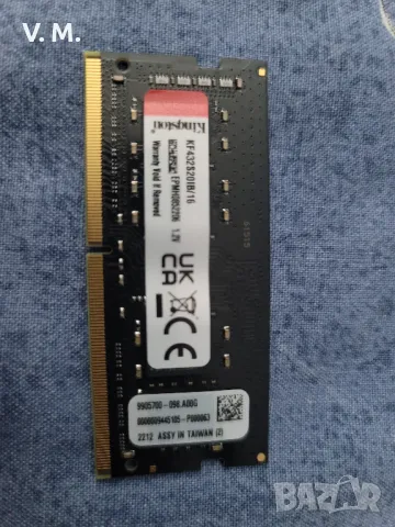 Kingston FURY Impact 16GB DDR4 3200MHz SODIMM RAM памет за лаптопи, снимка 2 - RAM памет - 48344226