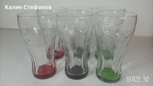Чаши кока кола три цвята на кирилица, снимка 9 - Колекции - 51608983