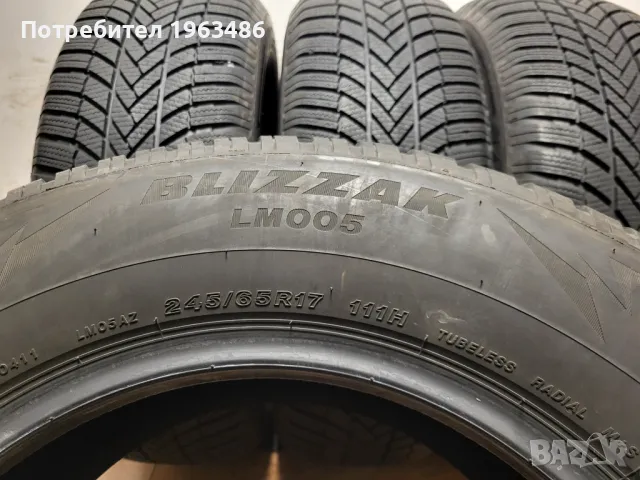 245/65/17 Bridgestone 2022 г. / джип зимни гуми, снимка 11 - Гуми и джанти - 47941285