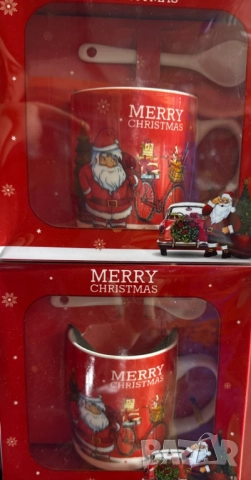 Коледни порцеланови комплекти, снимка 18 - Чаши - 51997708