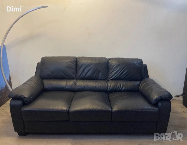 Кожени дивани-Limare*БЕЗПЛАТЕН ТРАНСПОРТ*(за цялата страна)3-местен диван от естествена кожа, снимка 2 - Дивани и мека мебел - 52532808