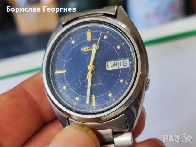 Механичен часовник seiko automatic 17 jewels, снимка 2 - Мъжки - 48364787