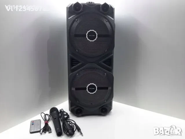 Двойна Караоке колона 2х6" с микрофон: KTX-1054