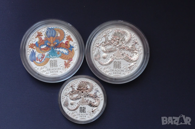 Лунар, Lunar, инвестиционно сребро, 1 oz. , снимка 3 - Нумизматика и бонистика - 50035482