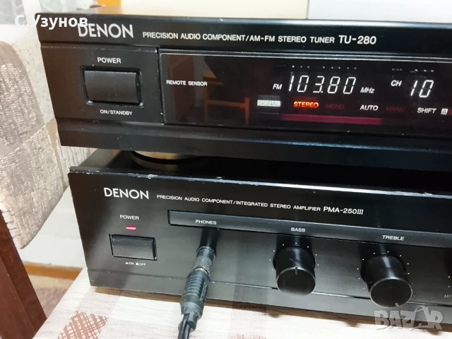 Denon PMA - 250lll , TU-280 - усилвател и тунер, снимка 2 - Ресийвъри, усилватели, смесителни пултове - 53079090