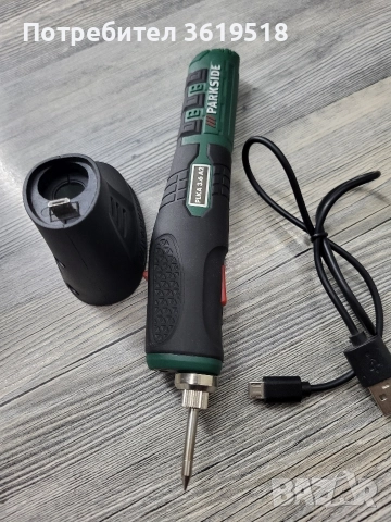 акумулаторен поялник Parkside, снимка 2 - Други инструменти - 52776449