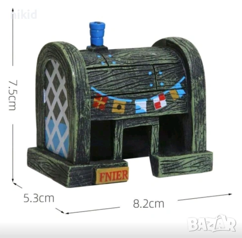 Ананас Къщичката къщичка къща на спондж боб Спонджбоб Квадратни гащи spongebob игра украса аквариум , снимка 14 - Други - 33719081