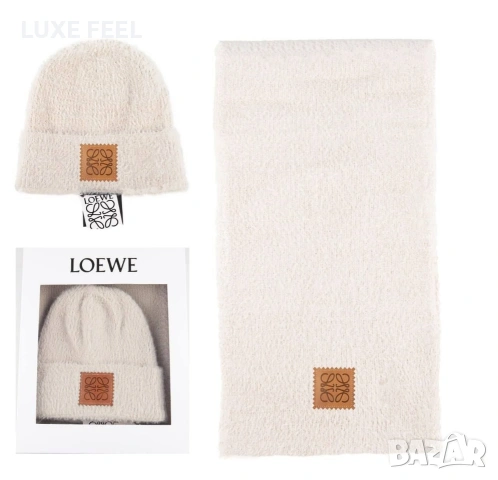 Дамски Шал + Шапка ⚜️ Loewe , снимка 8 - Шапки - 53091426