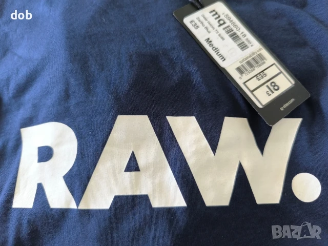  Нова тениска G Star Raw T Shirt, оригинал , снимка 2 - Тениски - 50805415