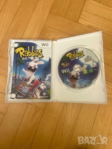 Nintendo Wii Rabbids go home, снимка 2 - Игри за Nintendo - 52591116