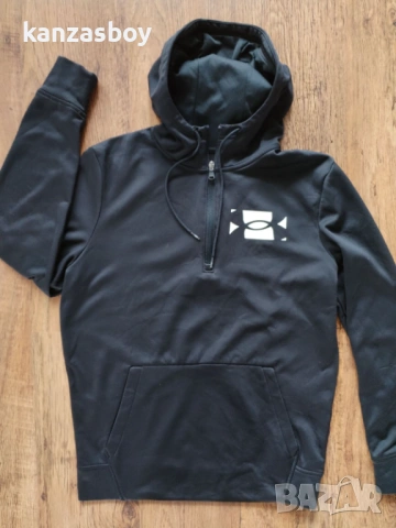 Under Armour Men's Fleece Half Zip Hoodie - мъжко горнище р-р S, снимка 6 - Спортни дрехи, екипи - 53201228