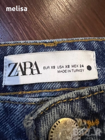 Zara дънкова пола, снимка 3 - Поли - 52164496
