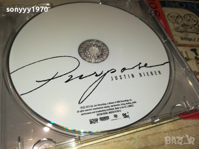 JUSTIN BIEBER CD 1308250745, снимка 8 - CD дискове - 51347446