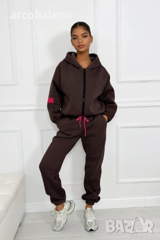 Дамски зимен комплект анцуг Charlie, 3цвята , снимка 7 - Комплекти - 51625005