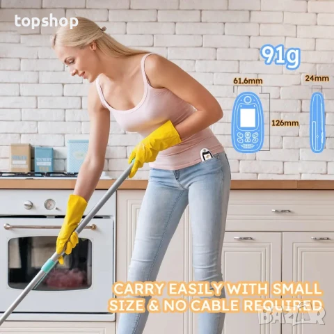 Бебефон BOIFUN ECO VOX без WiFi, нощно виждане, разговори, песни, напомняне за хранене, температура, снимка 3 - Бебефони - 50493373