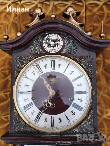 Hermle 351-020 Класически стенен часовник, снимка 2 - Стенни часовници - 53515022