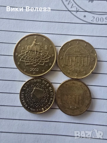 Рядки евро центове, снимка 2 - Колекции - 53518944