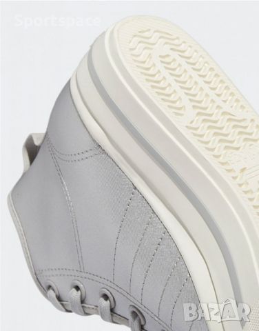 ADIDAS Originals Nizza Platform Mid Shoes Silver, снимка 6 - Маратонки - 46430482