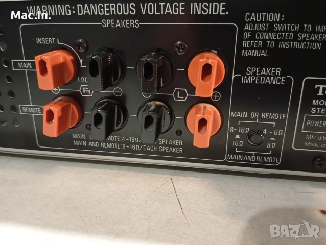 Усилвател Technics SU-V2X , снимка 7 - Ресийвъри, усилватели, смесителни пултове - 53904452