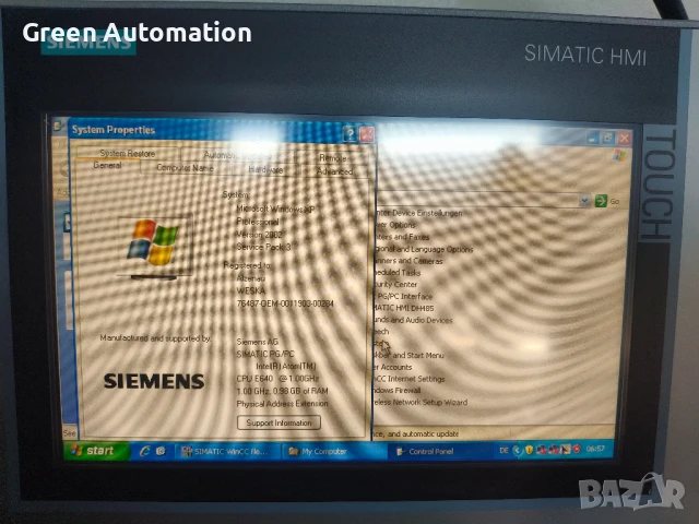 SIMATIC IPC277D Windows XP
