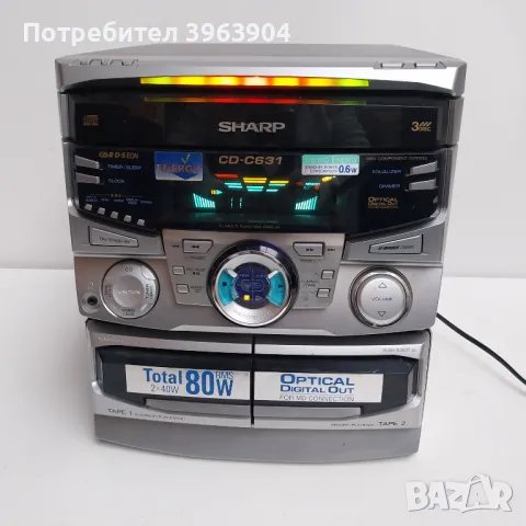 НАЙ ДОБРАТА ОФЕРТА Уредба SHARP CD-C631, снимка 1 - Аудиосистеми - 48522240