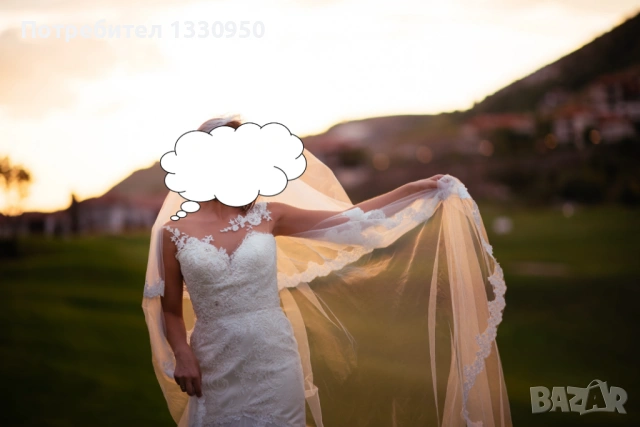 Булчинска рокля, снимка 3 - Сватбени рокли - 53760108