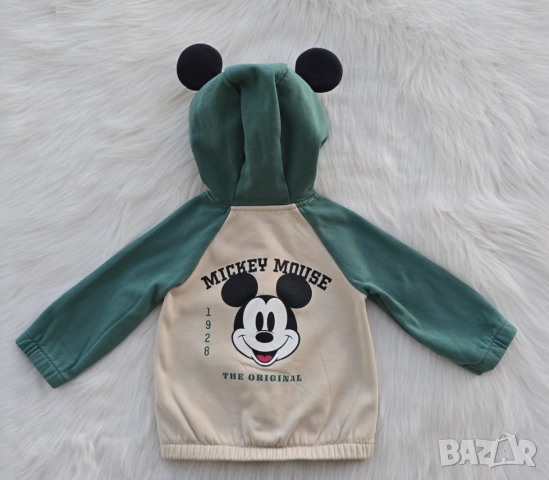 Детски суичър Мики Маус 18-24 месеца , снимка 3 - Бебешки блузки - 52796529